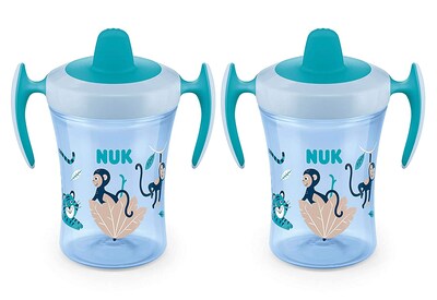 Foto 1 | Cup Nuk Evolution Soft Spout Learner Blue Monkey Paquete De 2 - Venta Internacional.