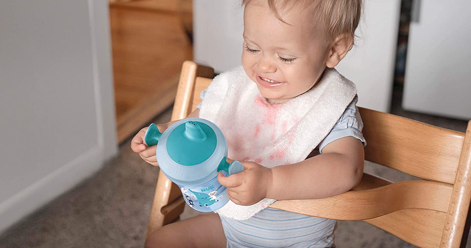 Foto 5 pulgar | Cup Nuk Evolution Soft Spout Learner Blue Monkey  Paquete De 2 - Venta Internacional.