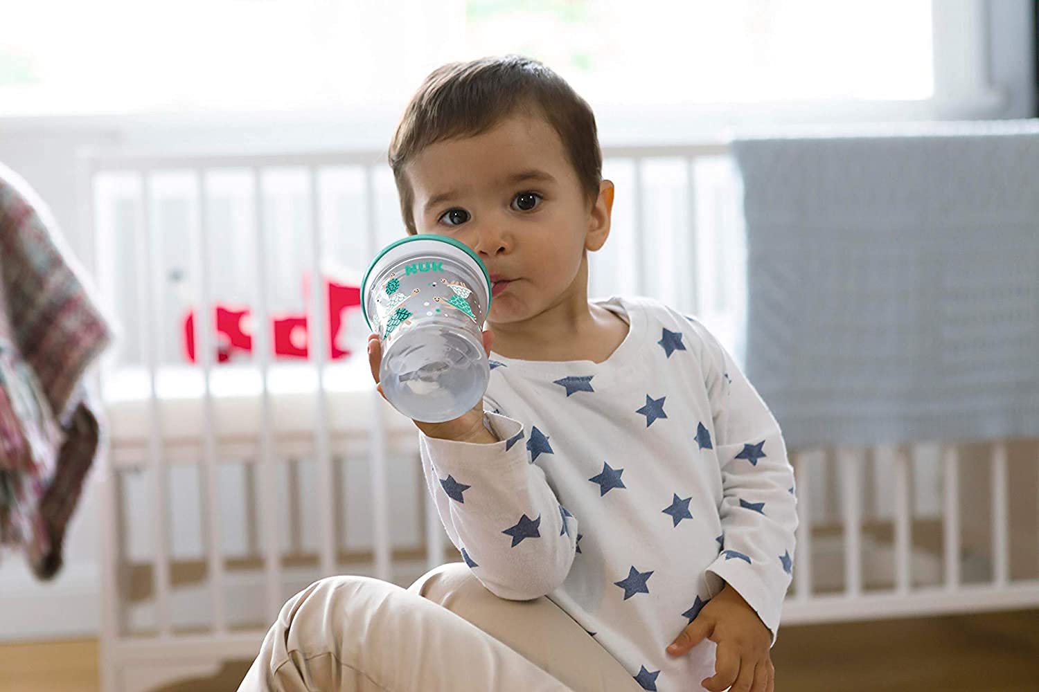 Foto 7 pulgar | Cup Nuk Evolution Soft Spout Learner Blue Monkey  Paquete De 2 - Venta Internacional.