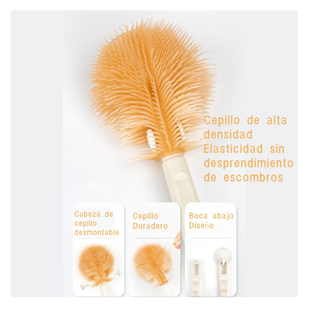 Foto 6 pulgar | Cepillo Para Biberones Limpieza Escurridor Belug Café Beige