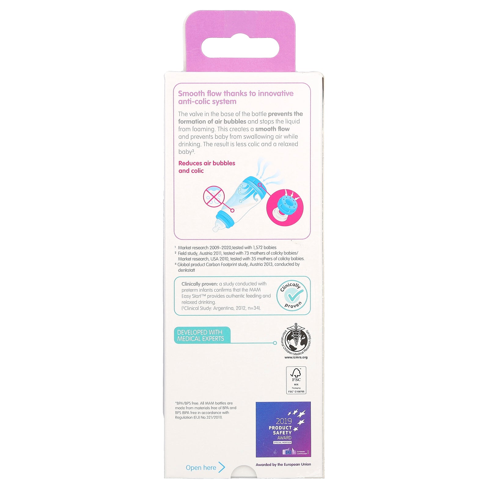 Foto 3 pulgar | Botella Mam Easy Start Anticólicos Para Más De 2 Meses  1 Unidad - Venta Internacional.