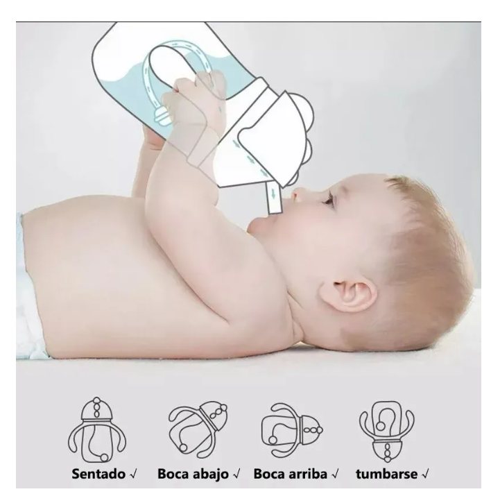 Foto 5 | Vaso Entrenador 360 Antiderrames  Bebés  Colores Color Violeta