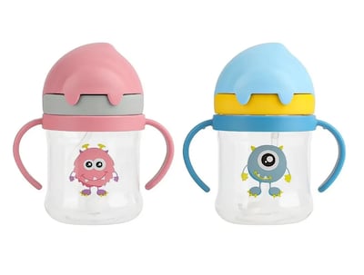 Foto 1 | 2pcs Vaso Entrenador 360 Antiderrames Bebés Colores Color