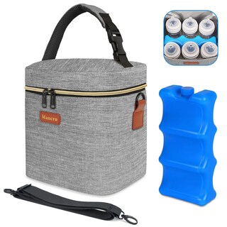 Foto 1 | Bolsa Para Biberones Mancro Aislante 6 Biberones 270 Ml Color Gris - Venta Internacional.
