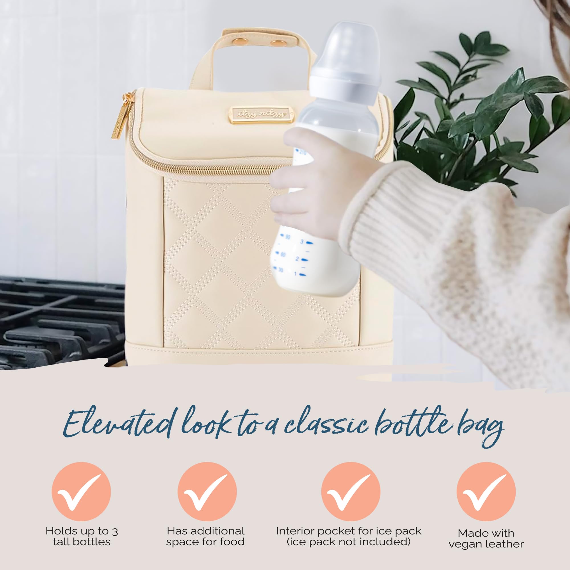 Foto 4 pulgar | La Bolsa Aislante Para Botellas Itzy Ritzy Mantiene 3 Botellas Calientes Y Frías - Venta Internacional.