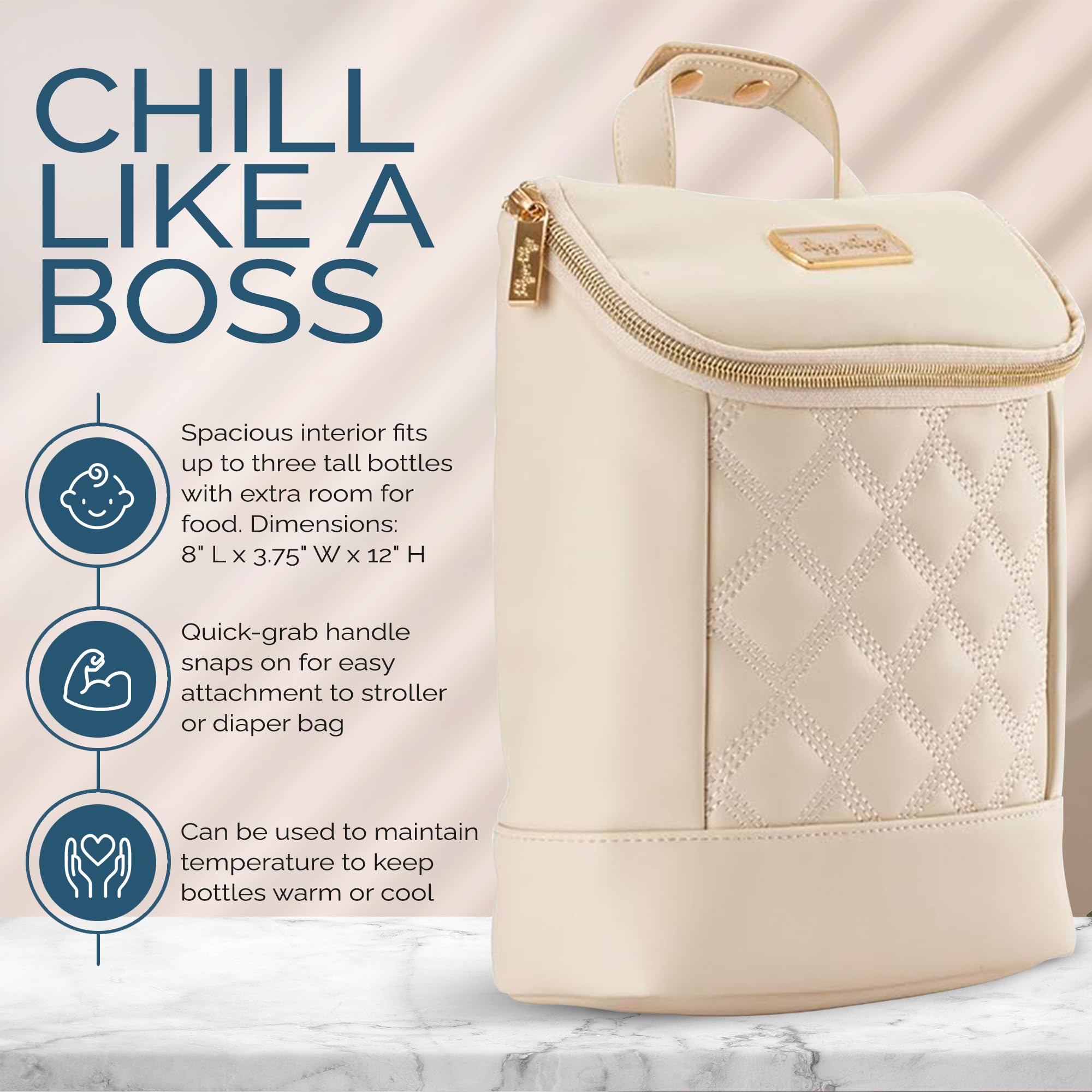 Foto 5 pulgar | La Bolsa Aislante Para Botellas Itzy Ritzy Mantiene 3 Botellas Calientes Y Frías - Venta Internacional.