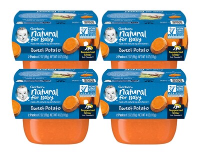 Foto 1 | Baby Food Gerber Natural 1st Foods En Tarrinas De Batata - Venta Internacional.