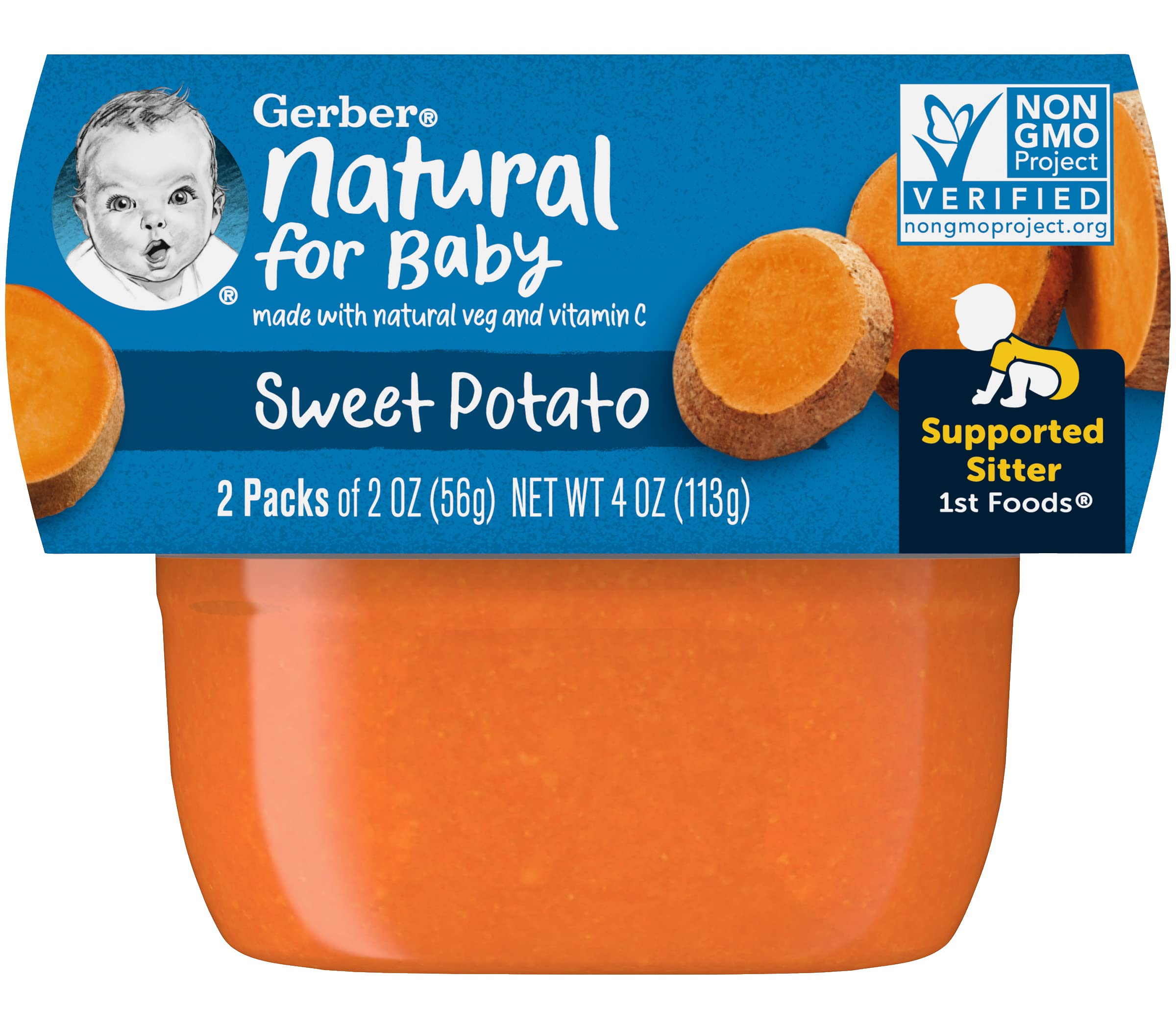 Foto 3 pulgar | Baby Food Gerber Natural 1st Foods En Tarrinas De Batata - Venta Internacional.