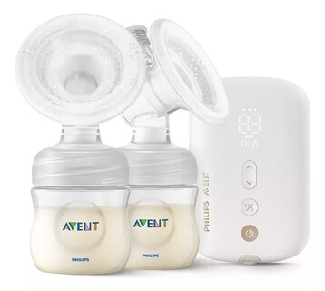 Foto 2 | Extractor De Leche Eléctrico Doble Avent Con Biberones 12 Pz