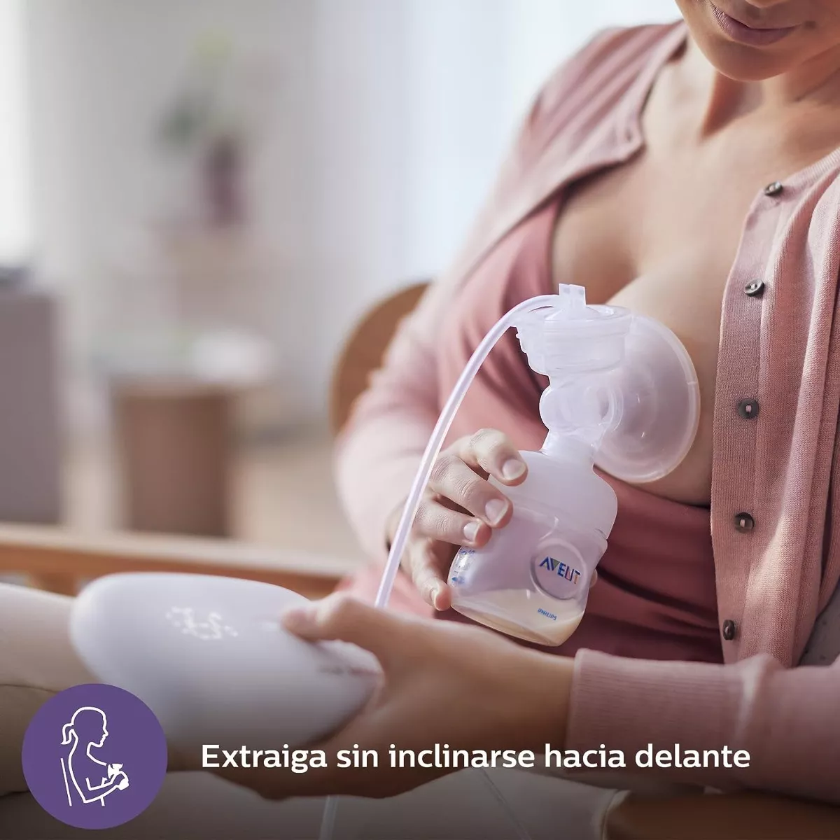 Foto 4 pulgar | Extractor De Leche Eléctrico Doble Avent Con Biberones 12 Pz