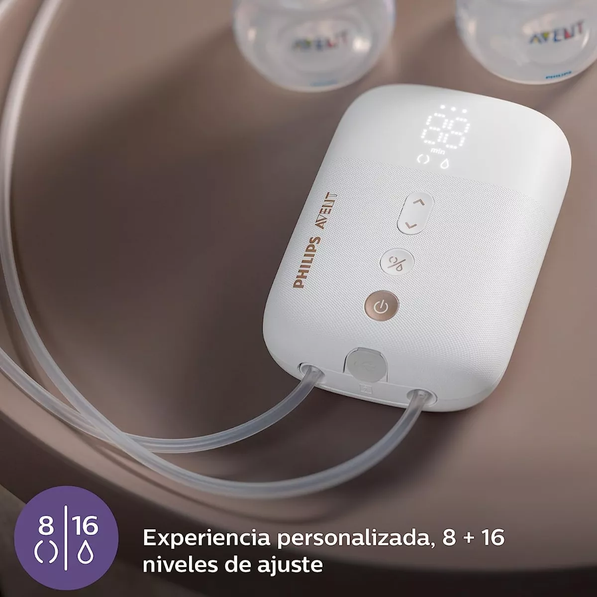 Foto 4 | Extractor De Leche Eléctrico Doble Avent Con Biberones 12 Pz