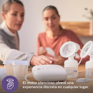 Foto 5 | Extractor De Leche Eléctrico Doble Avent Con Biberones 12 Pz