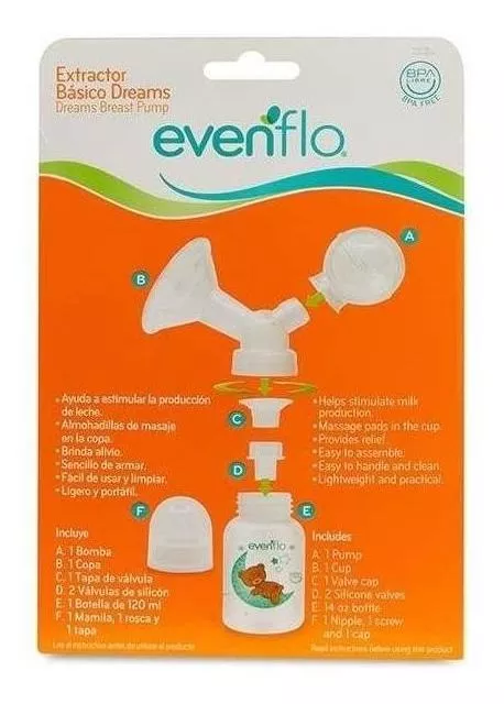 Foto 3 | Extractor de Leche Evenflo Manual