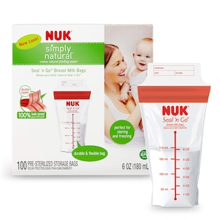 Foto 7 | Venta Internacional - Bolsas para Leche Materna Nuk Simply Natural Seal N' Go 100 Piezas