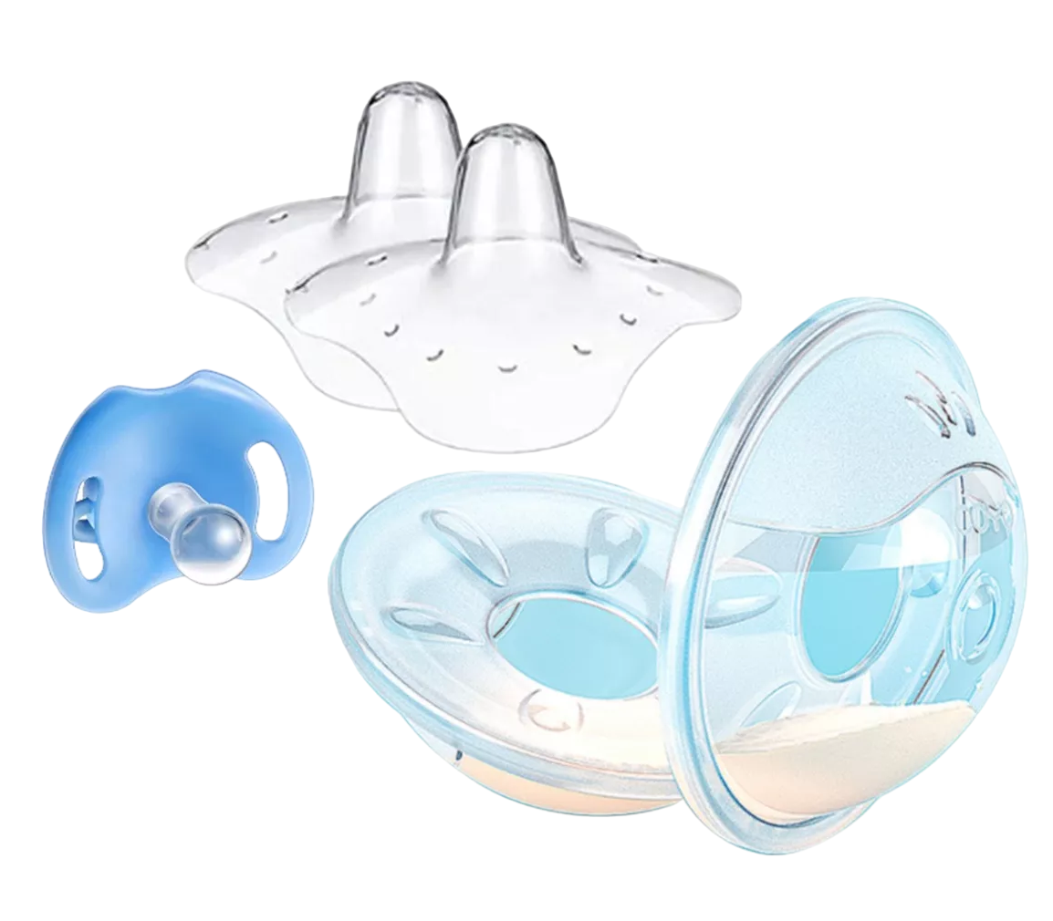 Foto 2 pulgar | Conchas Recolectoras Leche Materna + Pezoneras Lactancia 5 Pcs