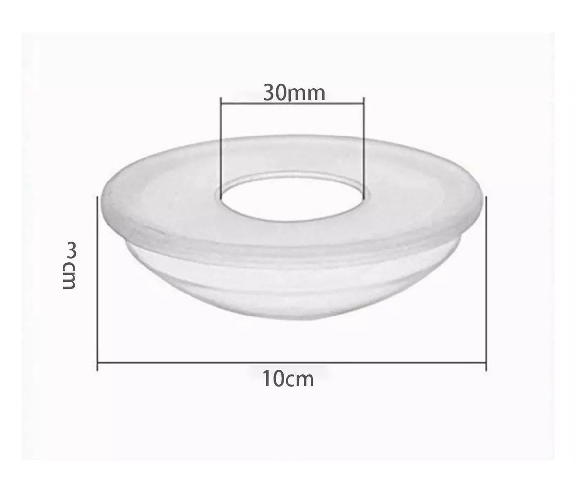Foto 5 | Conchas Recolectoras Lactancia Protectores De Lactancia 4 Pzs Transparentes