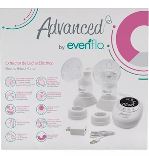 Foto 3 | Extractor Leche Evenflo Electrico O Pilas Doble Recolector