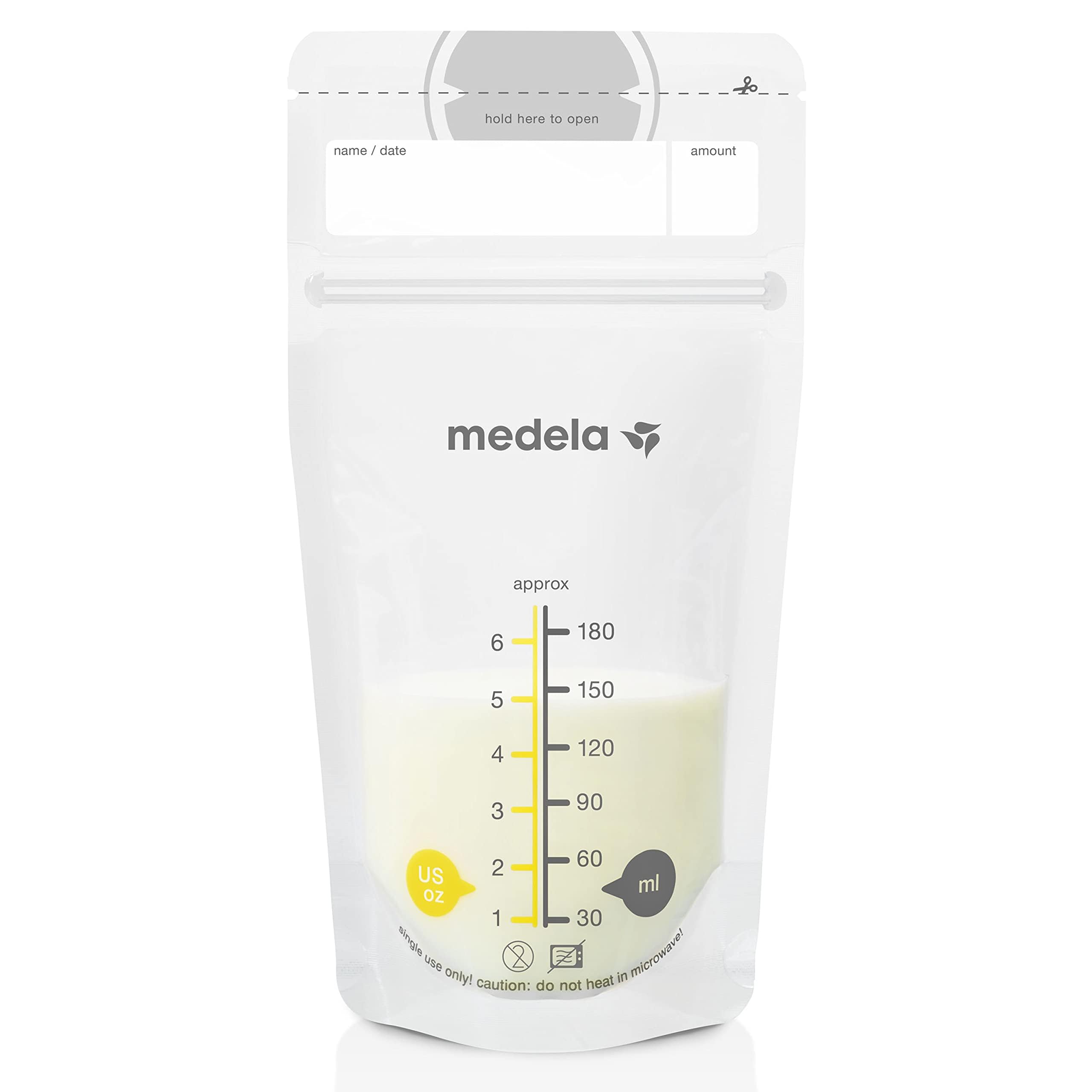 Bolsas De Almacenamiento De Leche Materna Medela, 200 Unidades, 180 Ml, 6 Onzas, Paquete De 200 - Venta Internacional.