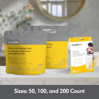 Foto 6 | Bolsas De Almacenamiento De Leche Materna Medela, 200 Unidades, 180 Ml, 6 Onzas, Paquete De 200 - Venta Internacional.