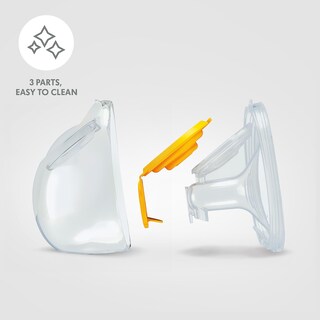 Foto 4 | Vasos De Recogida Manos Libres Medela Freestyle Flex, 2 Vasos - Venta Internacional.