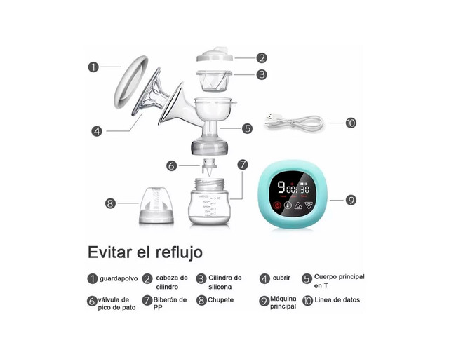 Foto 3 | Extractor Leche Portátil150ml Azul