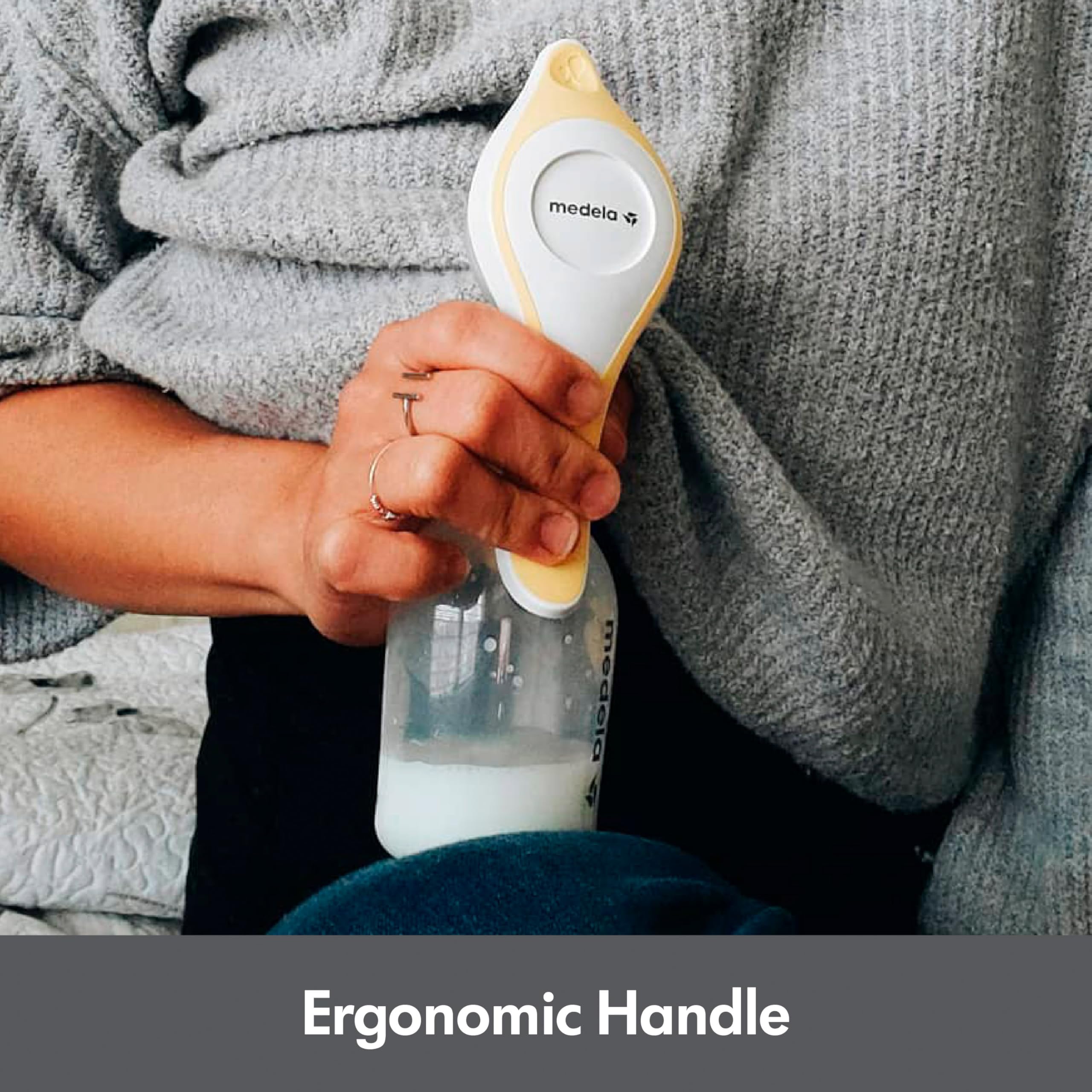 Foto 5 pulgar | Extractor De Leche Medela Harmony Manual Con Flex Shields, Botella De 150 Ml - Venta Internacional.