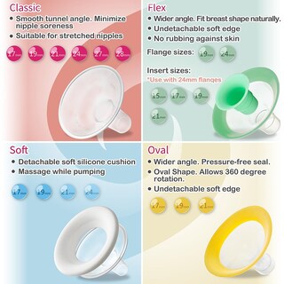 Foto 6 | Bridas Nenesupply Ovaladas De 21 Mm Compatibles Con Bombas Medela - Venta Internacional.