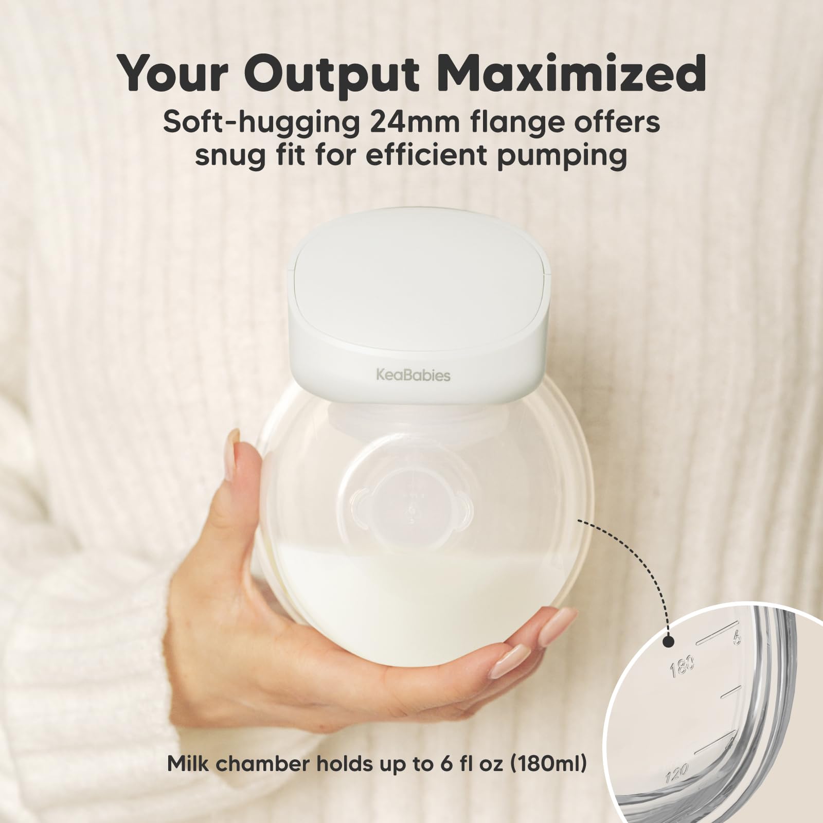 Foto 5 pulgar | Extractor De Leche Keababies Pulse S10 Pro (zen) Portátil Eléctrico - Venta Internacional.