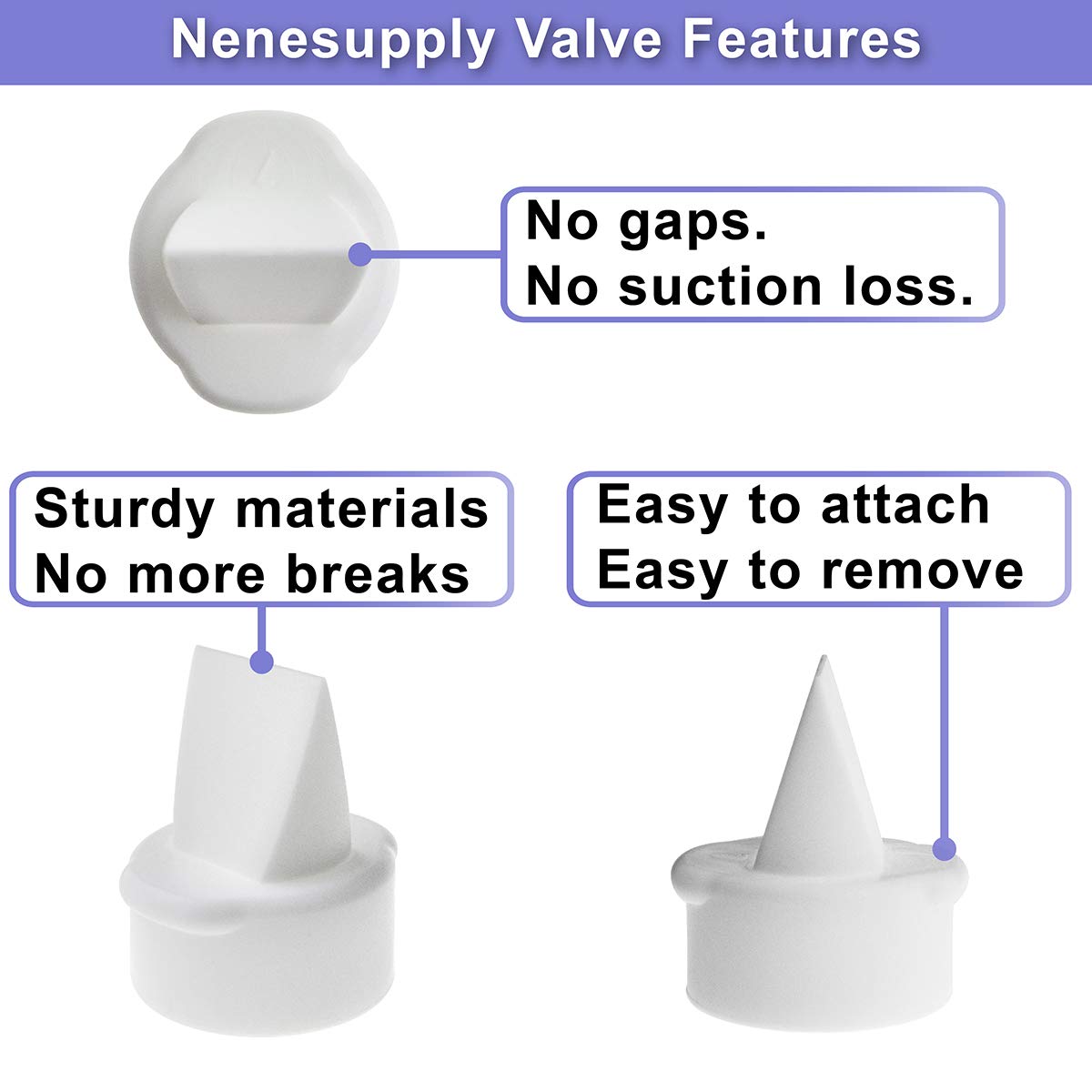 Foto 4 pulgar | Válvulas Duckbill Nenesupply Compatibles Con Bombas Lansinoh - Venta Internacional.