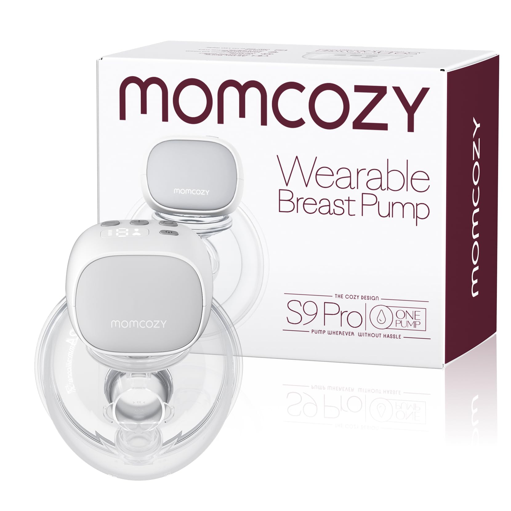 Extractor De Leche Momcozy S9 Pro Updated, Portátil, Paquete De 1 Paquete, Gris - Venta Internacional.