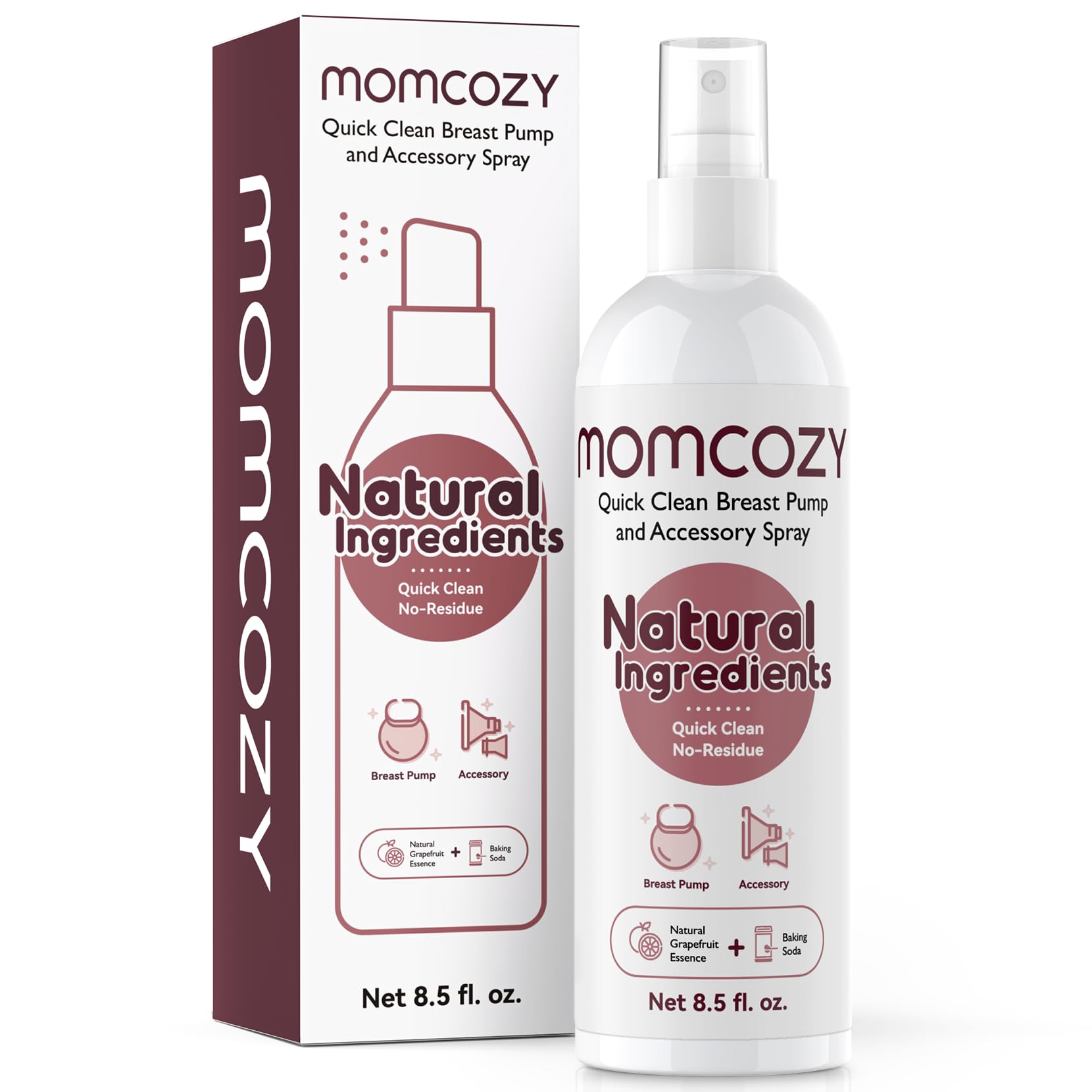 Foto 2 pulgar | Spray Limpiador Para Sacaleches Momcozy, Portátil, Botella De 250 Ml - Venta Internacional.