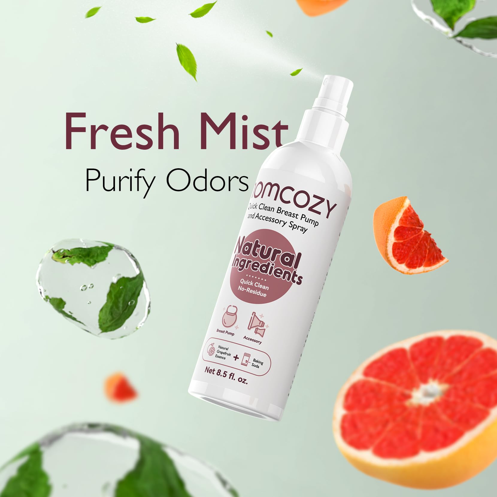 Foto 2 | Spray Limpiador Para Sacaleches Momcozy, Portátil, Botella De 250 Ml - Venta Internacional.