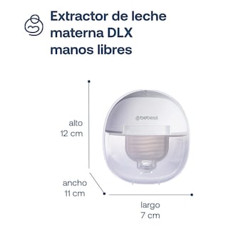 Foto 5 | Extractor De Leche Bebesit Lx Manos Libres + 10 Bolsas 200ml