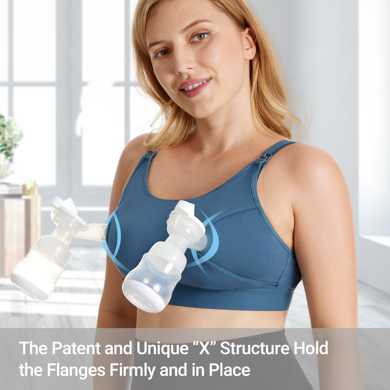Foto 4 pulgar | Sujetador Momcozy Pumping Bra 2 Unidades - Venta Internacional