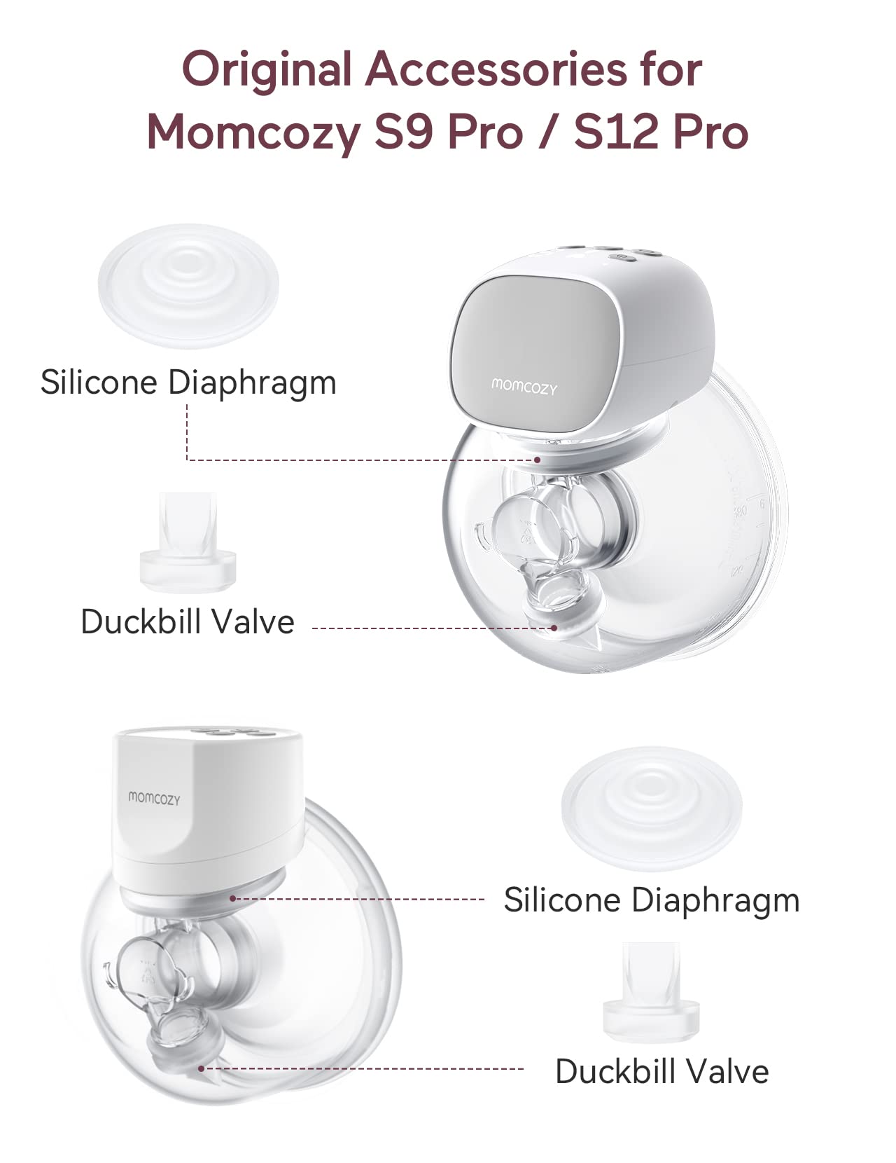 Foto 5 | Accesorios de Repuesto para Extractor de Leche Momcozy S9 Pro/S12 Pro - Venta Internacional
