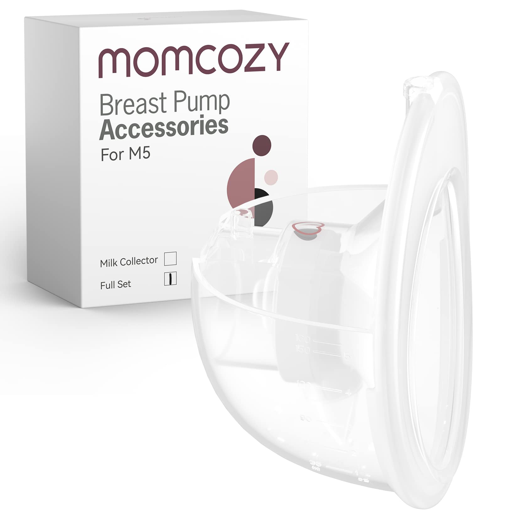 Foto 2 pulgar | Juego Completo De Extractores De Leche Momcozy M5, Vaso Colector De 160 Ml Con Brida - Venta Internacional.