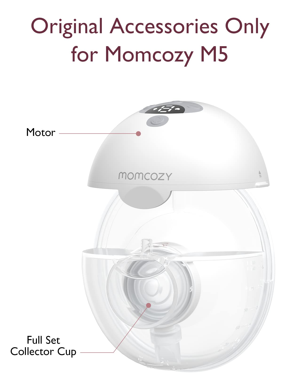 Foto 3 pulgar | Juego Completo De Extractores De Leche Momcozy M5, Vaso Colector De 160 Ml Con Brida - Venta Internacional.