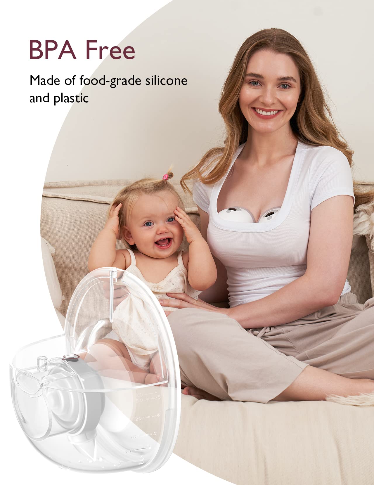 Foto 4 pulgar | Juego Completo De Extractores De Leche Momcozy M5, Vaso Colector De 160 Ml Con Brida - Venta Internacional.
