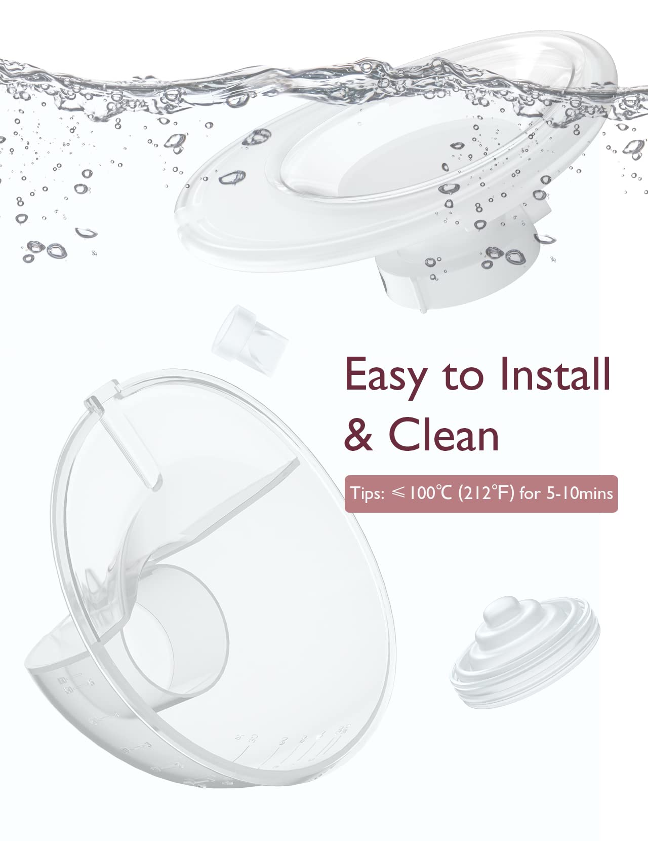 Foto 6 | Juego Completo De Extractores De Leche Momcozy M5, Vaso Colector De 160 Ml Con Brida - Venta Internacional.