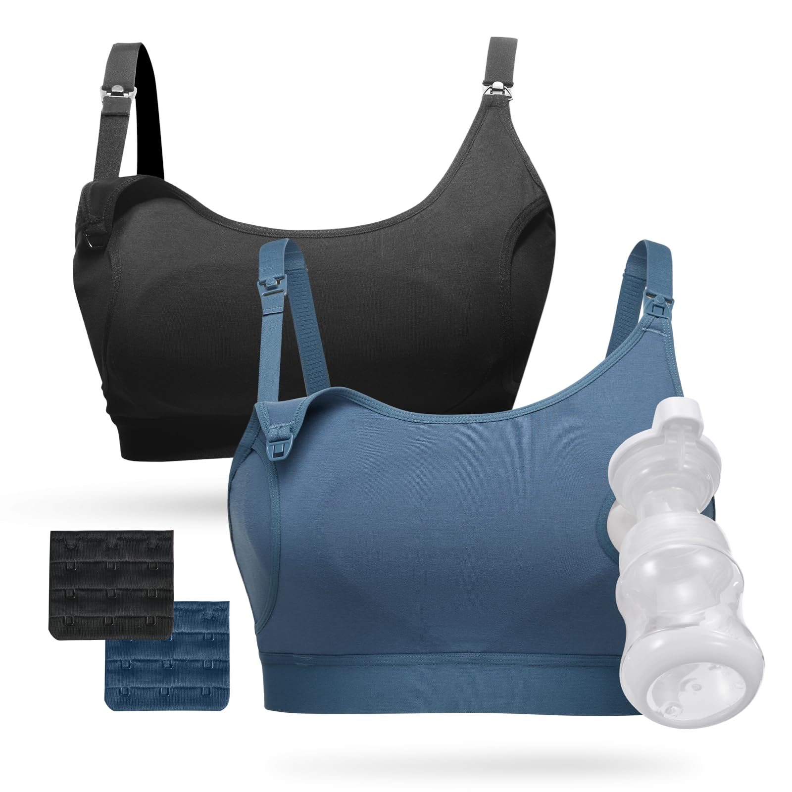 Foto 2 pulgar | Sujetador Momcozy Pumping Bra, Manos Libres, 2 Unidades, Algodón - Venta Internacional.