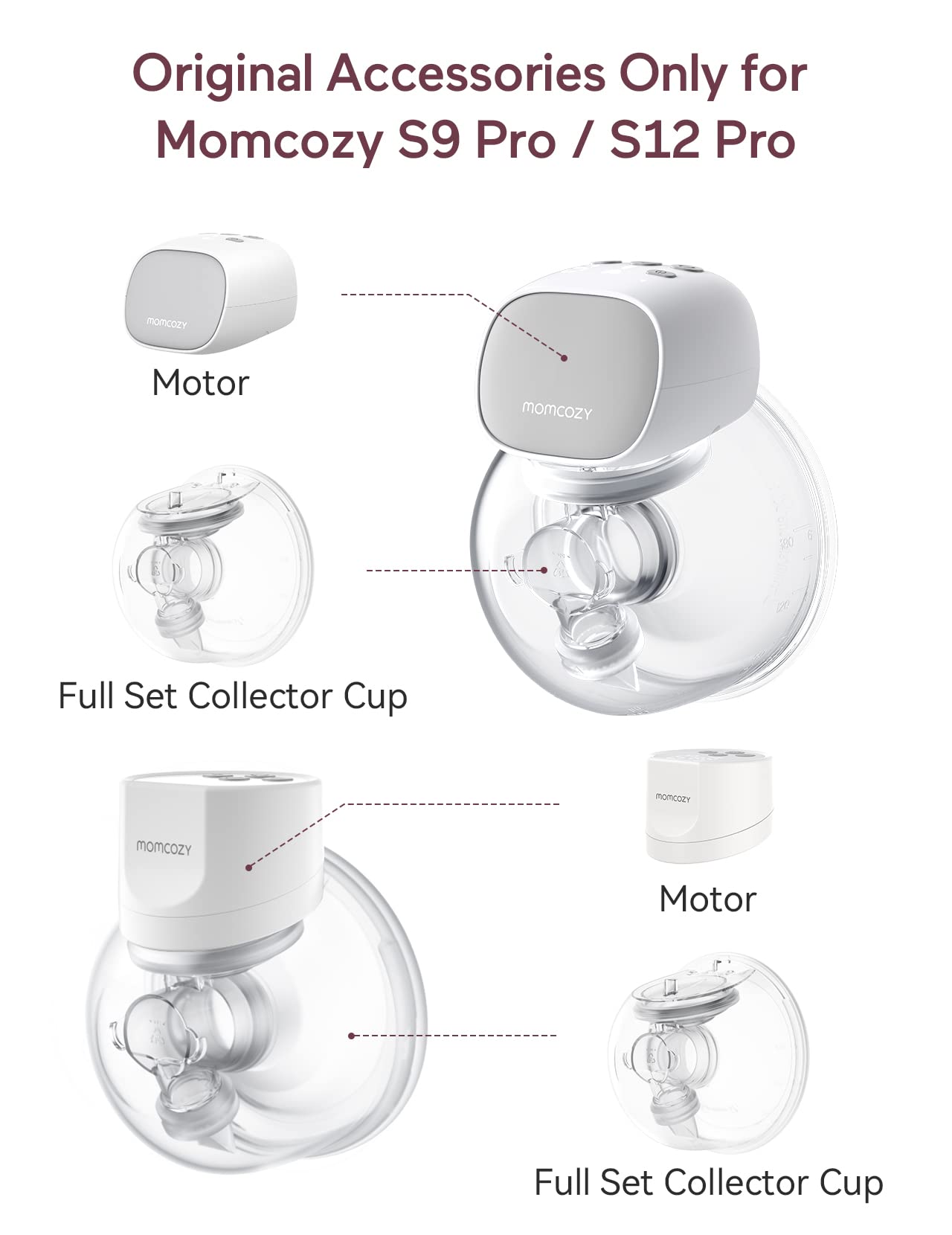 Foto 5 | Accesorios de Repuesto Extractor de Leche Momcozy S9 Pro/S12 Pro - Venta Internacional