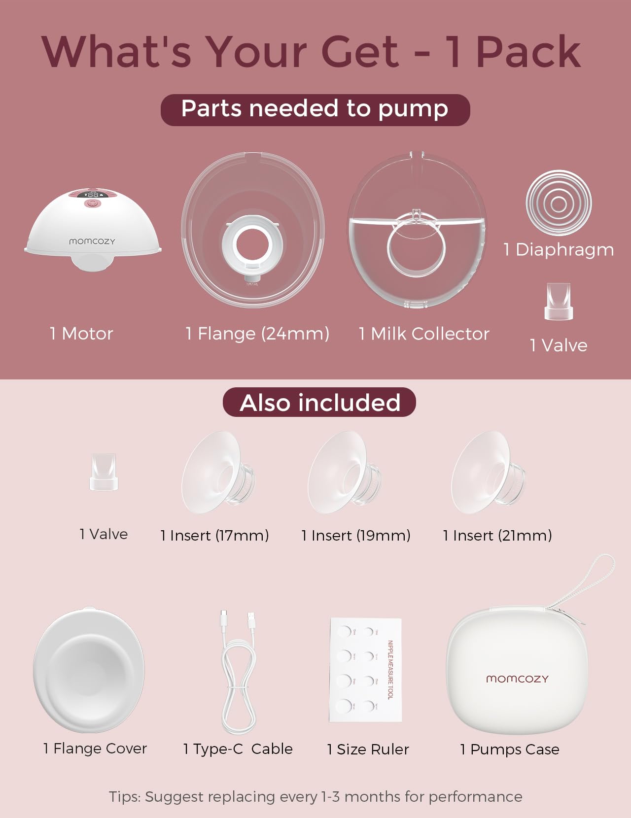 Foto 7 | Extractor de Leche Momcozy M5 Portátil- Venta Internacional