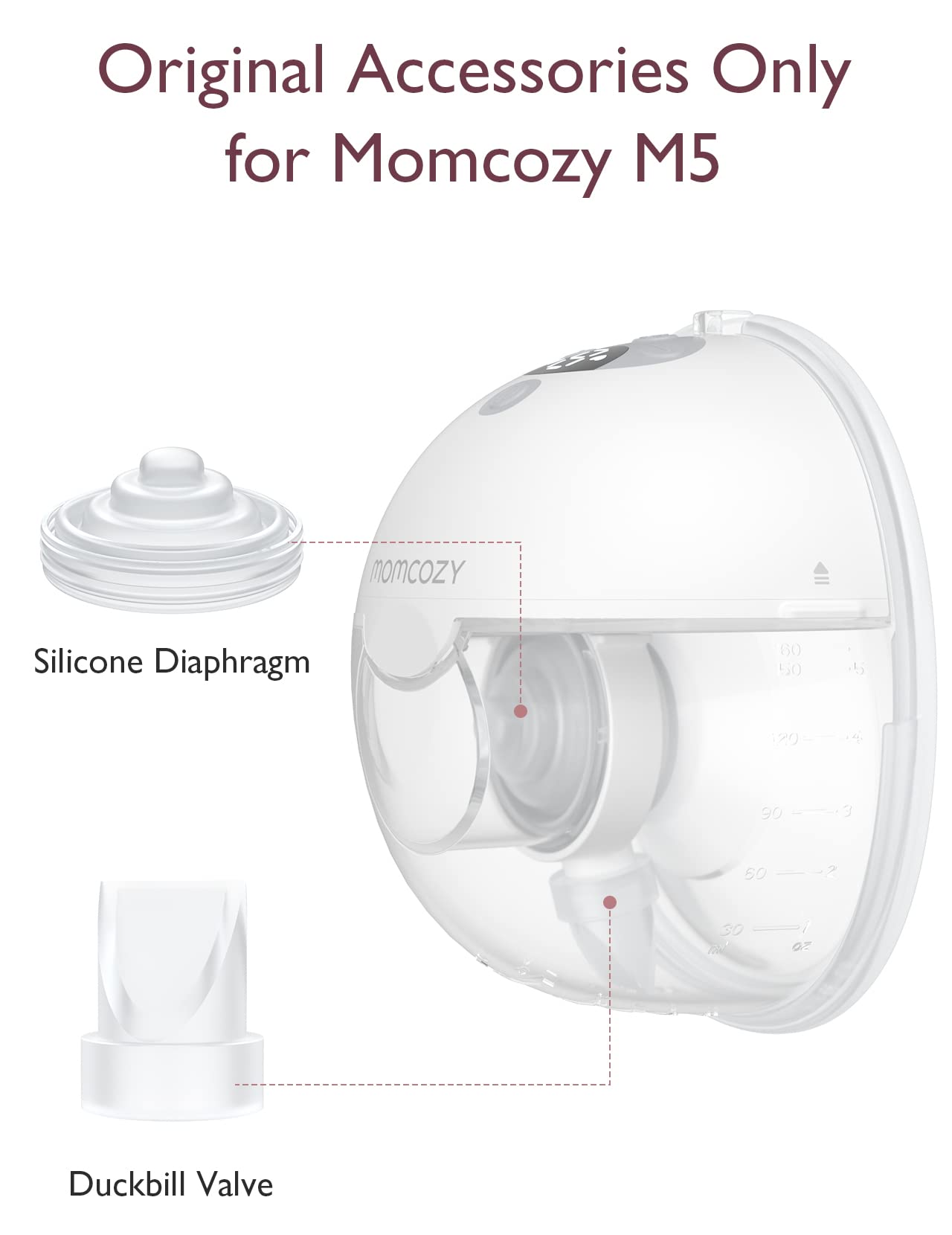 Foto 3 pulgar | Accesorios para Extractores de Leche Momcozy M5 Duckbill Valves - Venta Internacional