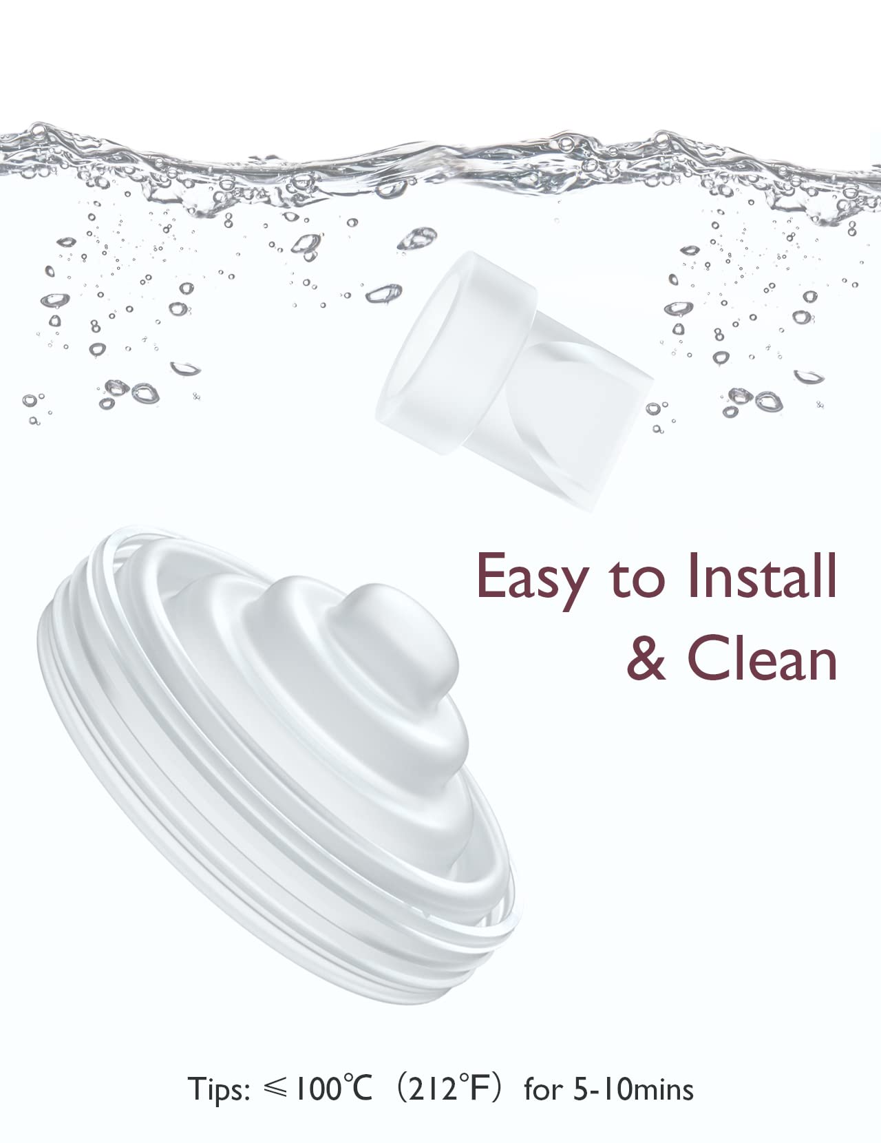 Foto 7 pulgar | Accesorios para Extractores de Leche Momcozy M5 Duckbill Valves - Venta Internacional