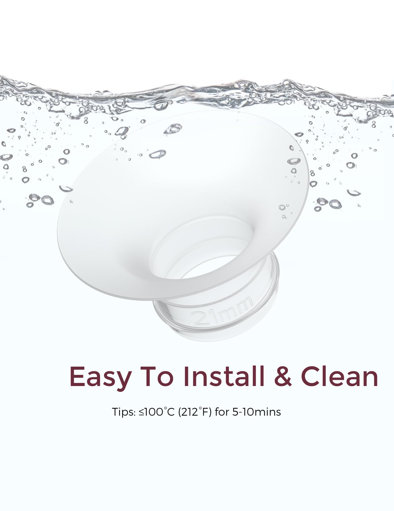 Foto 6 | Extractor de Leche Momcozy Mobile Style M6 Inserto de Brida M6 21 Mm 1 Unidad - Venta Internacional