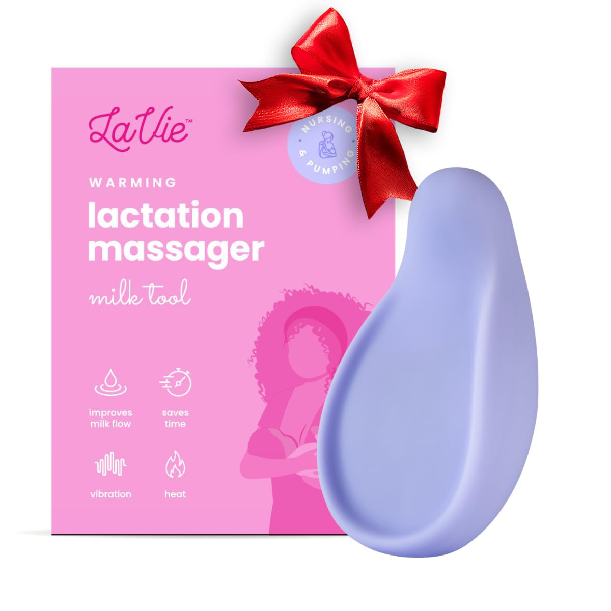 Foto 1 | Masajeador De Lactancia Lavie Warming 3 En 1 Heat + Vibration - Venta Internacional.