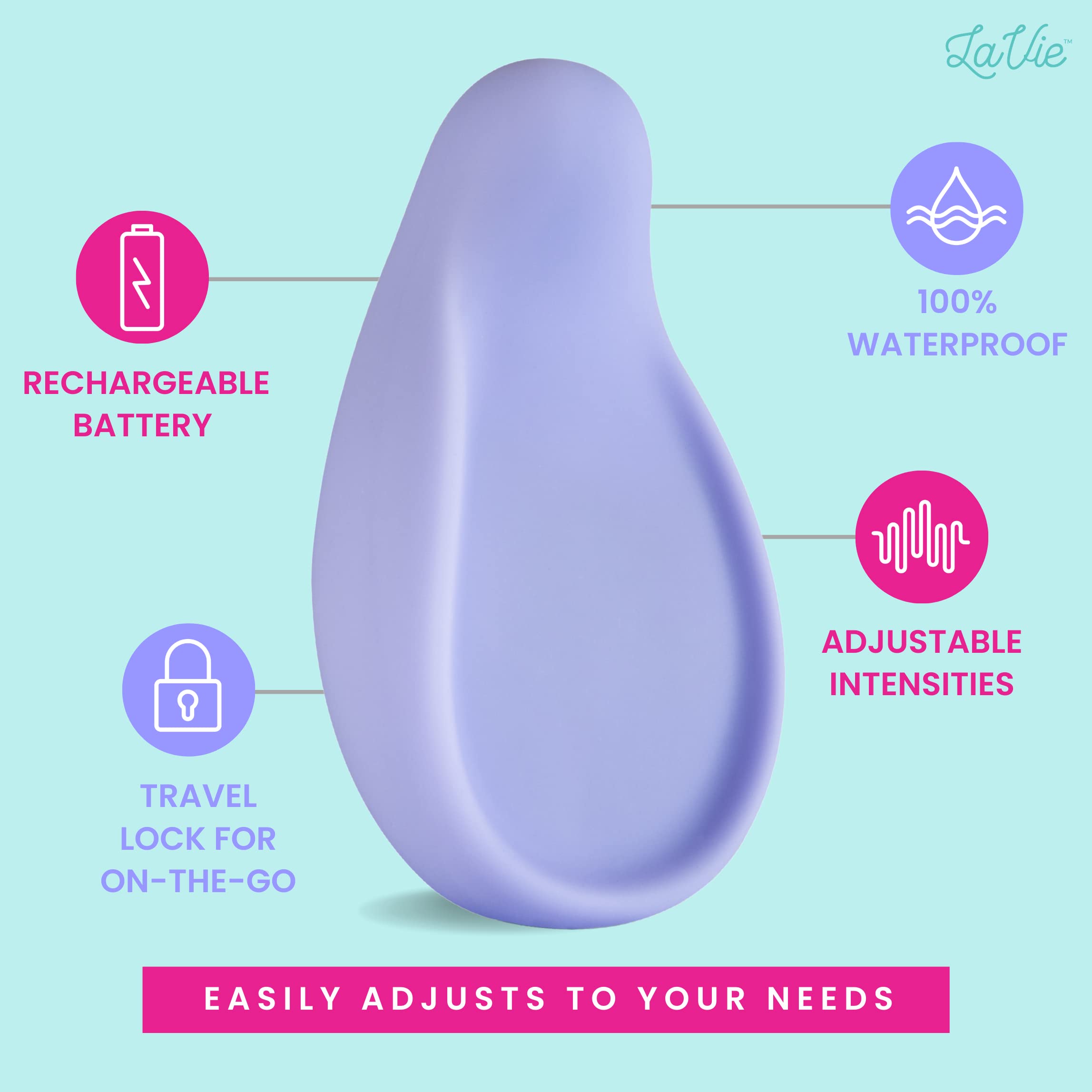 Foto 4 pulgar | Masajeador De Lactancia Lavie Warming 3 En 1 Heat + Vibration - Venta Internacional.