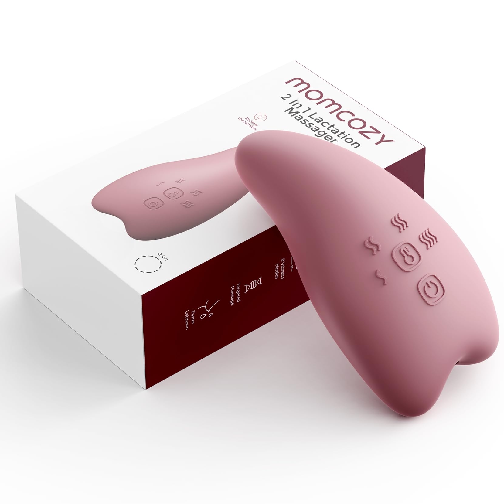 Foto 2 pulgar | Masajeador de Lactancia con Calentamiento Momcozy Pro 8 Modos de Vibración - Venta Internacional