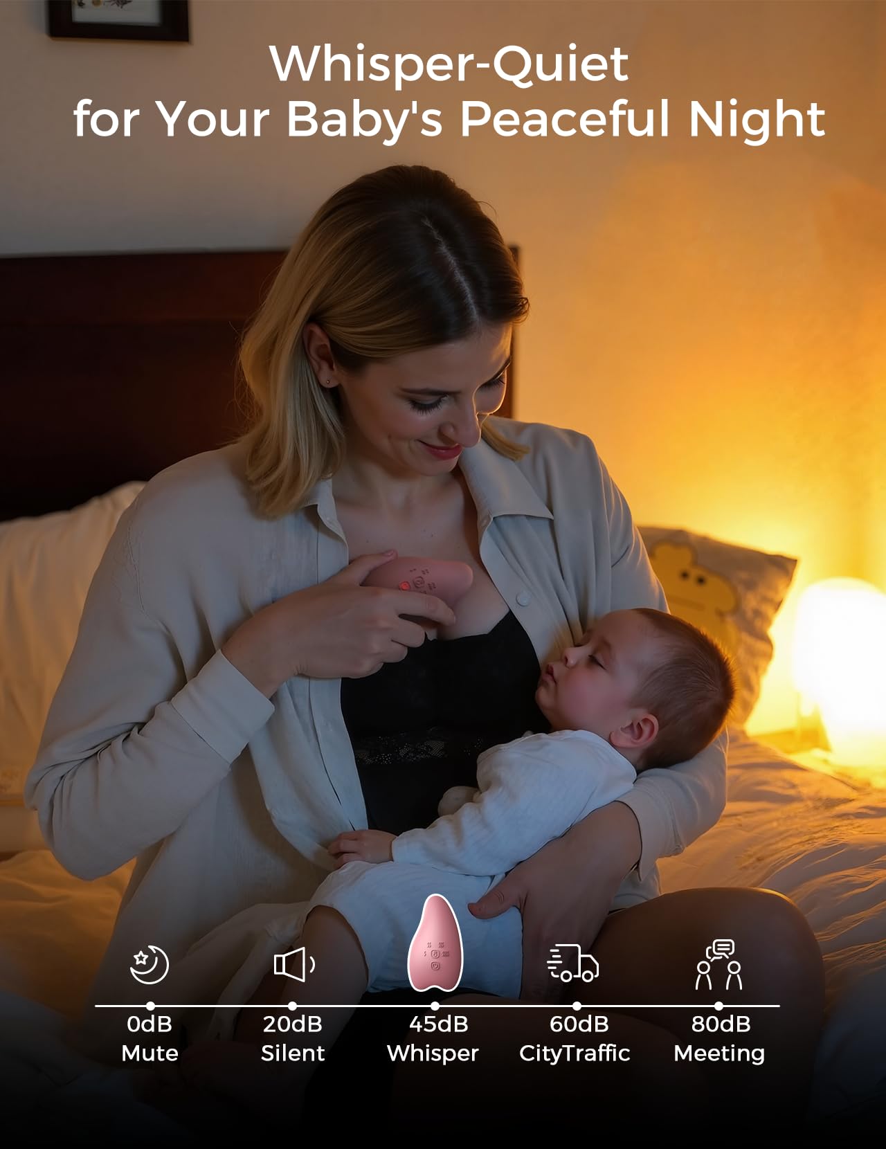 Foto 6 | Masajeador de Lactancia con Calentamiento Momcozy Pro 8 Modos de Vibración - Venta Internacional