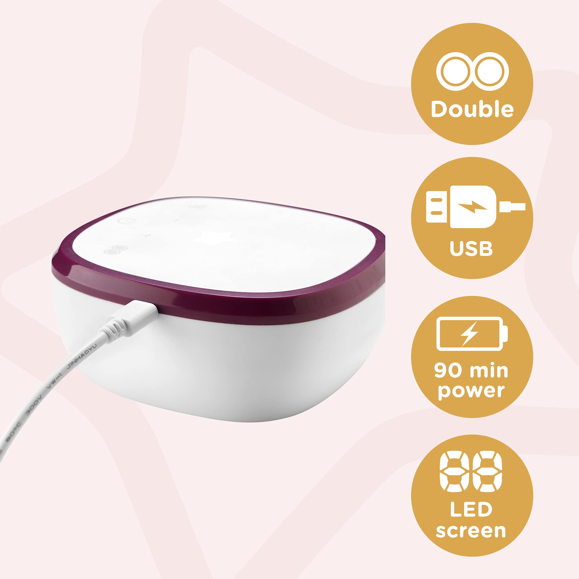 Foto 3 | Extractor De Leche Tommee Tippee Hecho Para Mí, Doble Eléctrico - Venta Internacional.